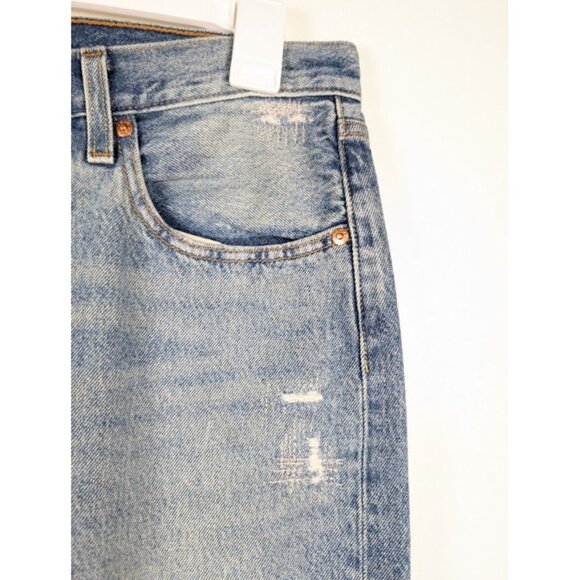 Levi's 501 Premium‎ Jeans Mens 34x31 Button Fly Big E White Patch Straight Leg - Picture 2 of 10